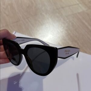 Prada Black Sunglasses Cat Eye